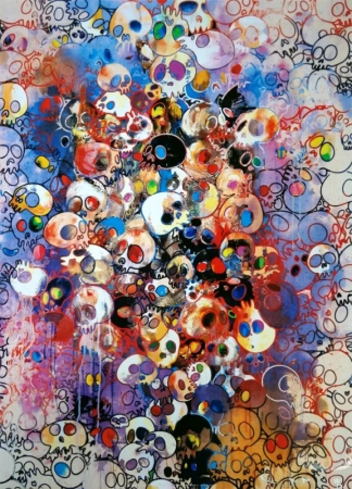 石版画 Murakami - I have left my love far behind... Their smell, every Memento