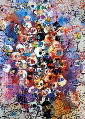 石版画 Murakami - I have left my love far behind... Their smell, every Memento