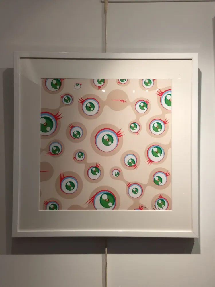 石版画 Murakami - Jellyfish Eyes Cream