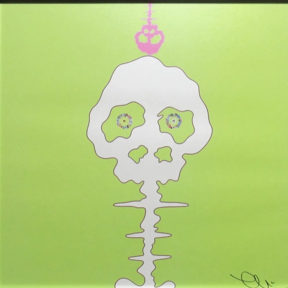 胶版印刷 Murakami - LIME GREEN-TIME 