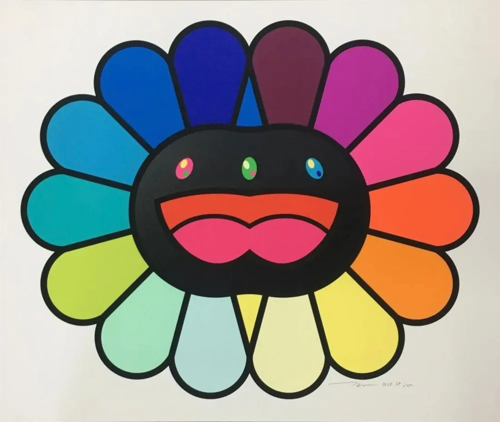 复数作品 Murakami - Multicolor Double Face (Black)