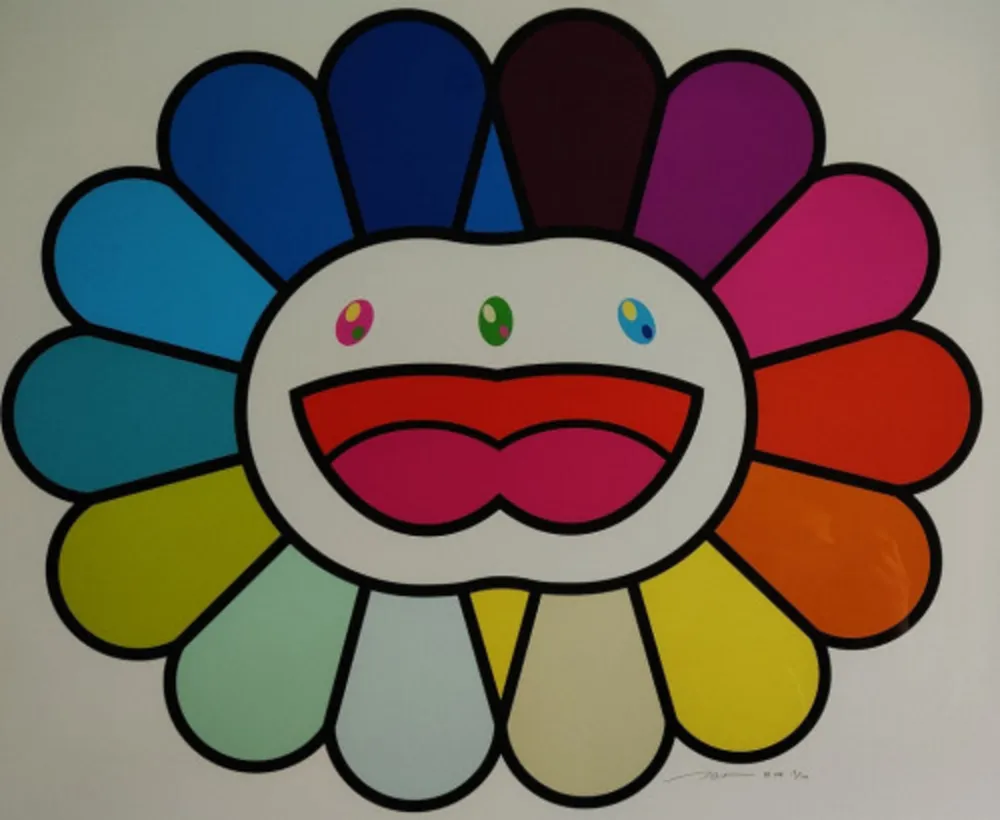 复数作品 Murakami - Multicolor Double Face: White