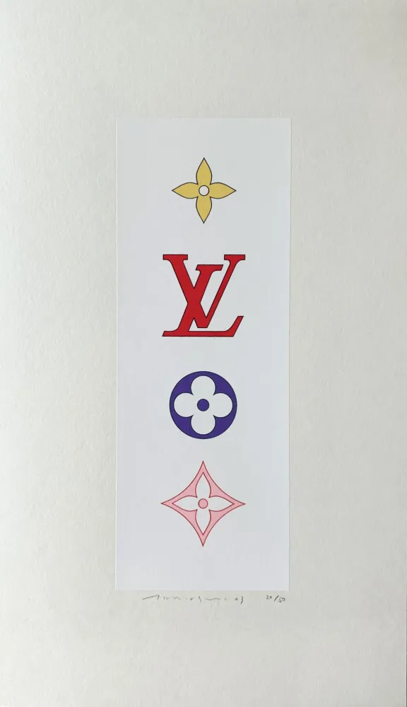 丝网印刷 Murakami - Superflat Colorful Monogram