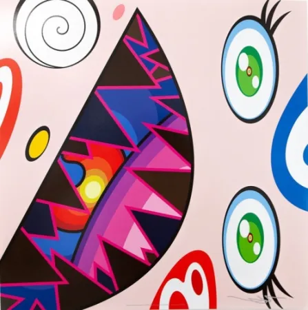 石版画 Murakami - Untitled II from We Are the Square Jocular Clan,