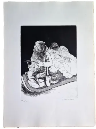 蚀刻版画 Murer - Ghe rivarem a baita?