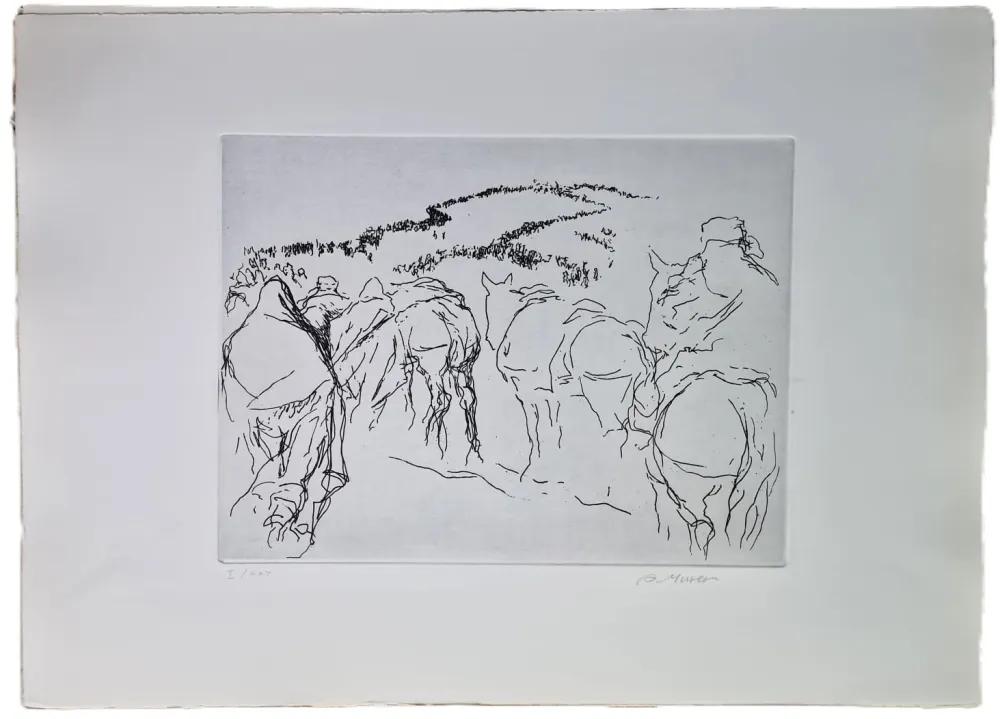 蚀刻版画 Murer - Ghe rivarem a baita?