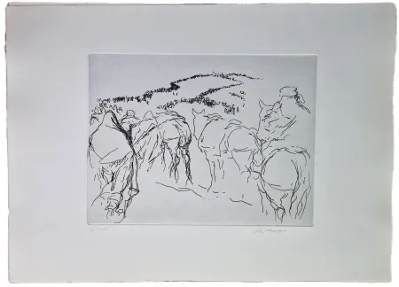 蚀刻版画 Murer - Ghe rivarem a baita?