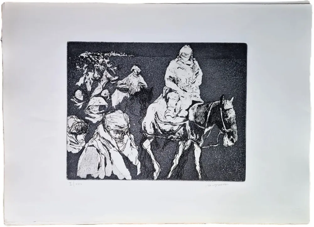 蚀刻版画 Murer - Ghe rivarem a baita?