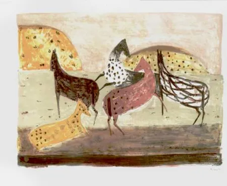 石版画 Music - Cavallini