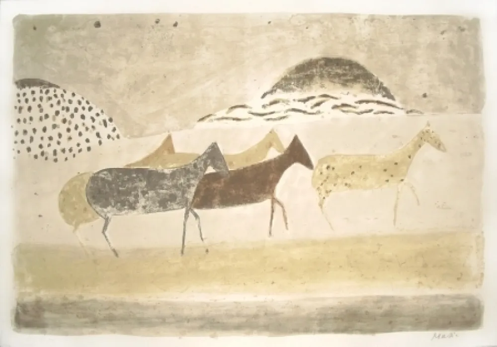 石版画 Music - Cavallini