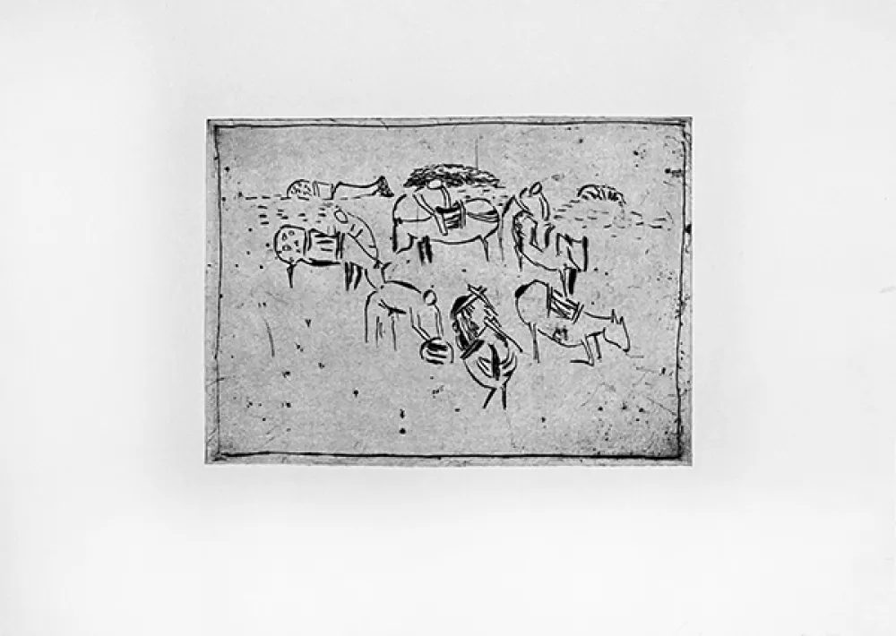 干刻版画 Music - Cavallini