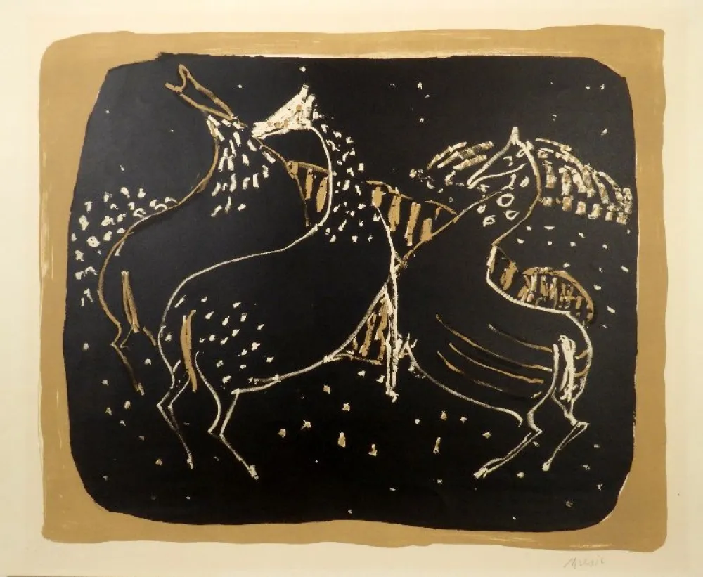 石版画 Music - Cavallini