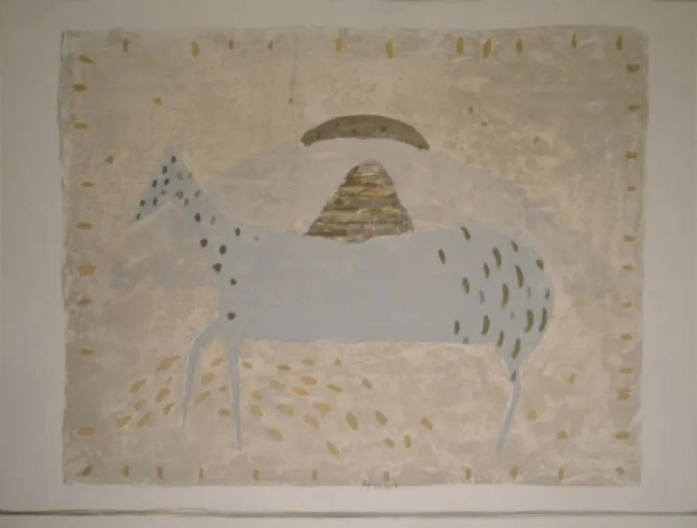 石版画 Music - Cavallino Azzurro