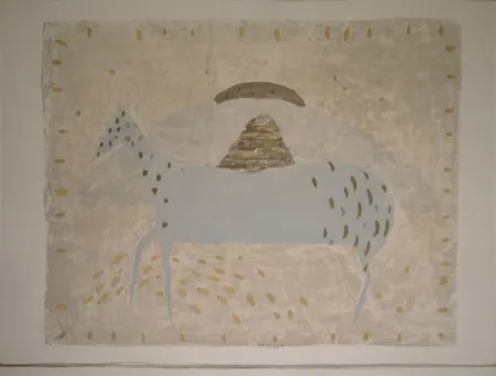 石版画 Music - Cavallino Azzurro