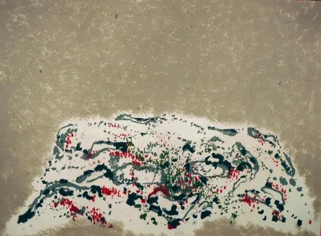 石版画 Music - Colline piatte