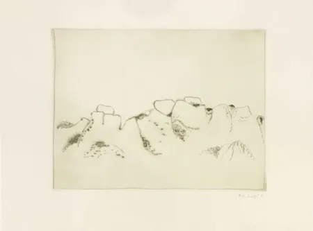 版画 Music - Jardins déserts peut-être 