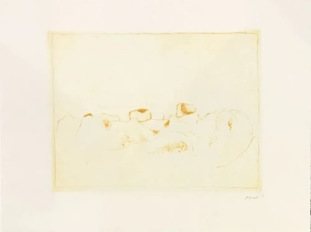 版画 Music - Jardins déserts peut-être 