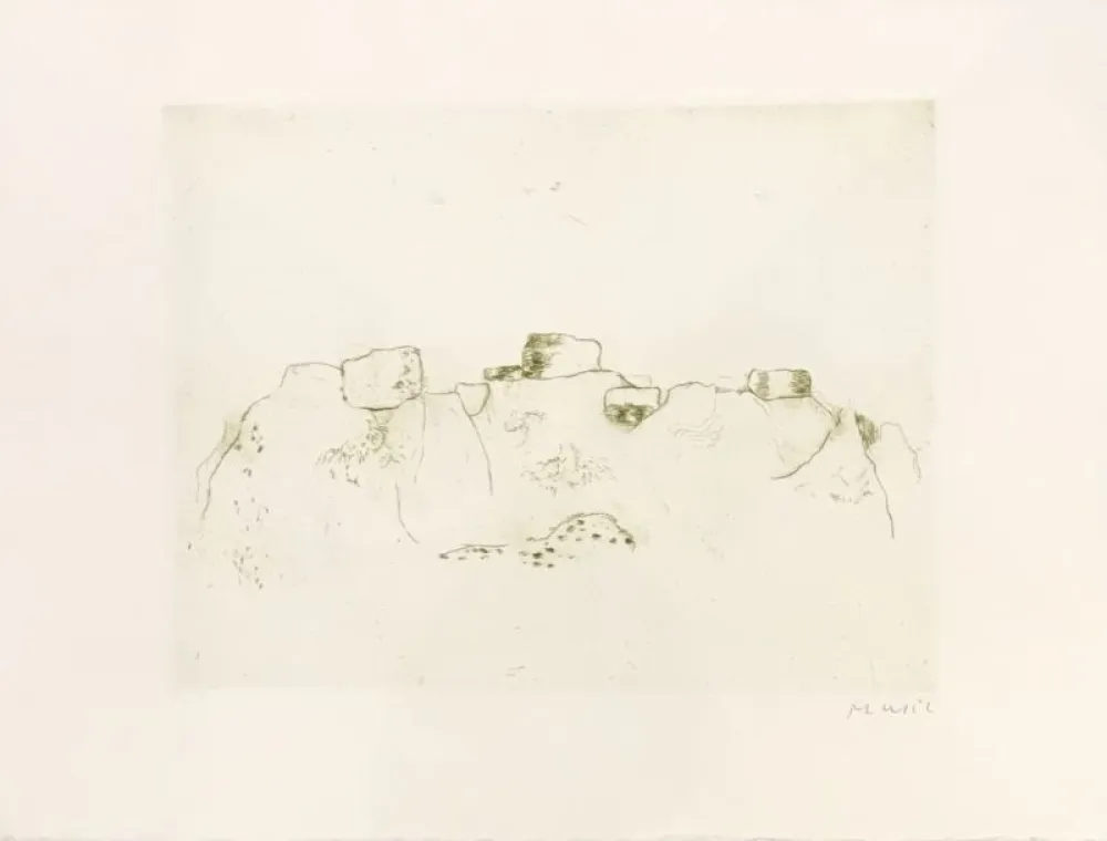 版画 Music - Jardins déserts peut-être 