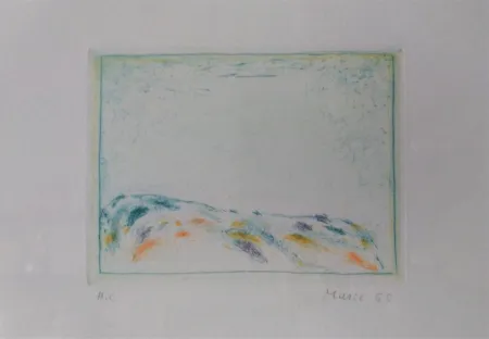 干刻版画 Music - La terre ecrit la terre