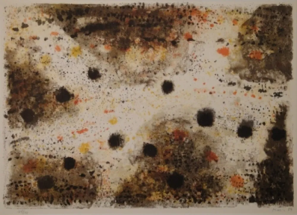 石版画 Music - Motif dalmate I