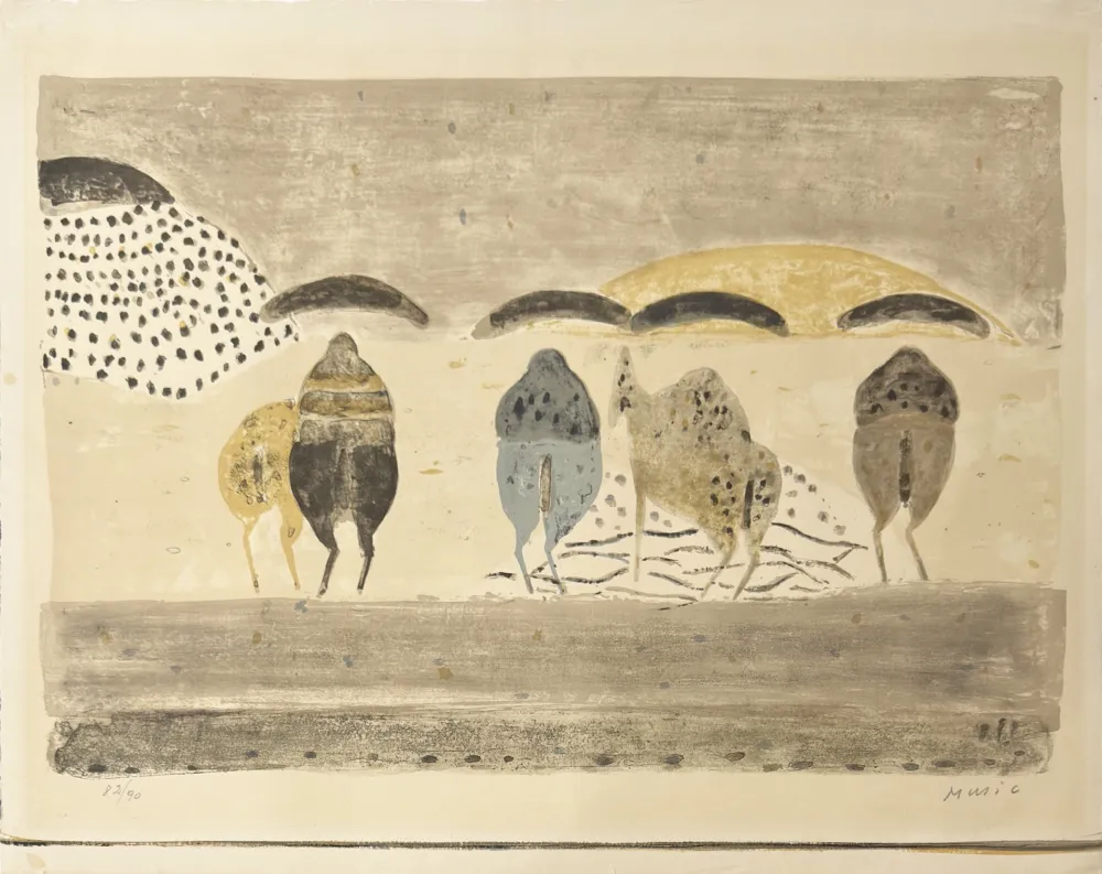石版画 Music - Motivo dalmata