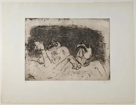 干刻版画 Music - Nous ne sommes pas les derniers