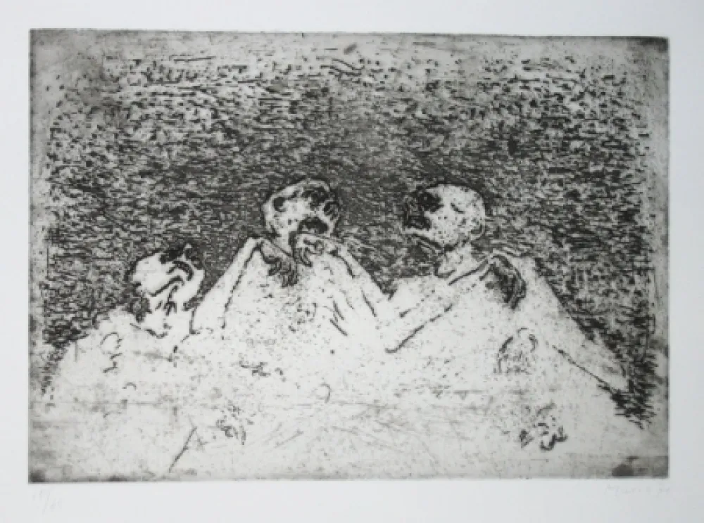 蚀刻版画 Music - Nous ne sommes pas les derniers