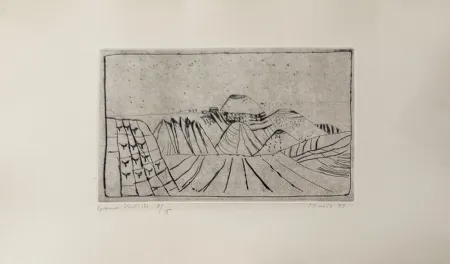 版画 Music - Paesaggio senese