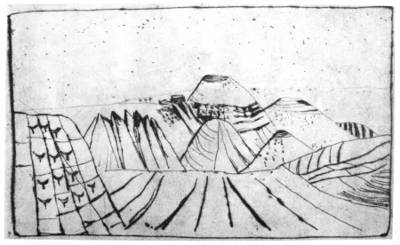 版画 Music - Paesaggio senese