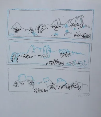 石版画 Music - Senza titolo