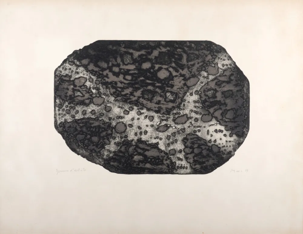 蚀刻版画 Music - Terres Dalmates, 1959 - Hand-signed