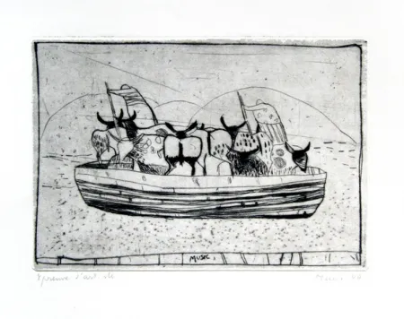 版画 Music - Traghetto