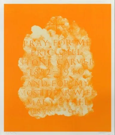 石版画 Myles - A History of Type Design / Eric Gill, 1882-1940 (Speen, England)