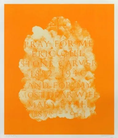 石版画 Myles - A History of Type Design / Eric Gill, 1882-1940 (Speen, England)