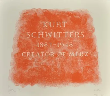 石版画 Myles - A History of Type Design / Kurt Schwitters, 1887-1948 (Ambleside, England)