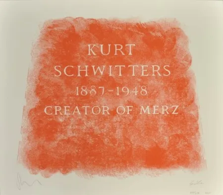石版画 Myles - A History of Type Design / Kurt Schwitters, 1887-1948 (Ambleside, England)
