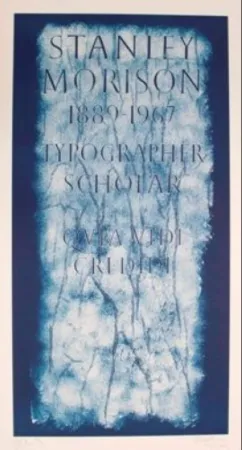 石版画 Myles - A History of Type Design / Stanley Morison, 1889-1967 (London, England)