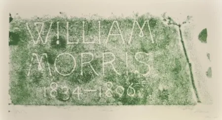 石版画 Myles - A History of Type Desing / William Morris, 1834-1896 (Kelmscott, England)