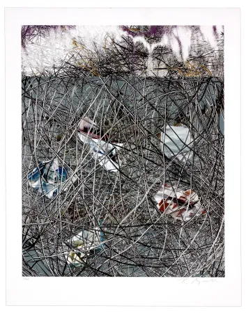 石版画 Myrvold - Winter Clouds I