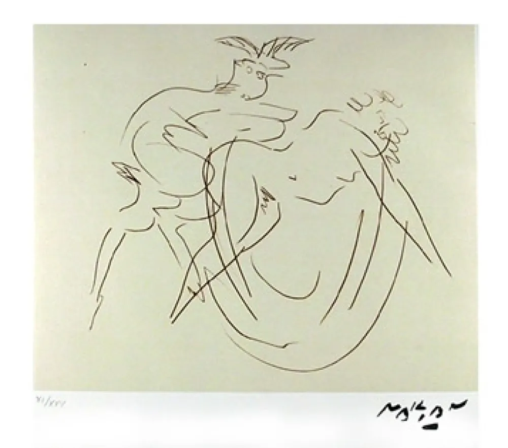 版画 Nakian - Nymph and Goat - 3