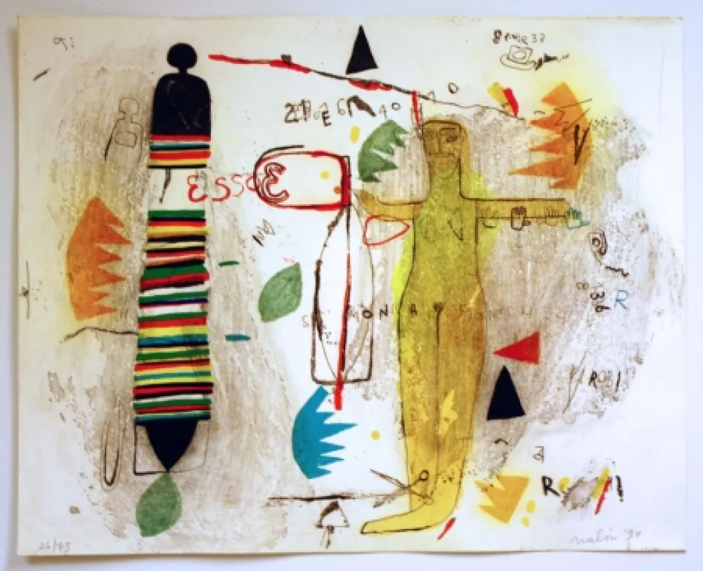 石版画 Nalin - St Monica