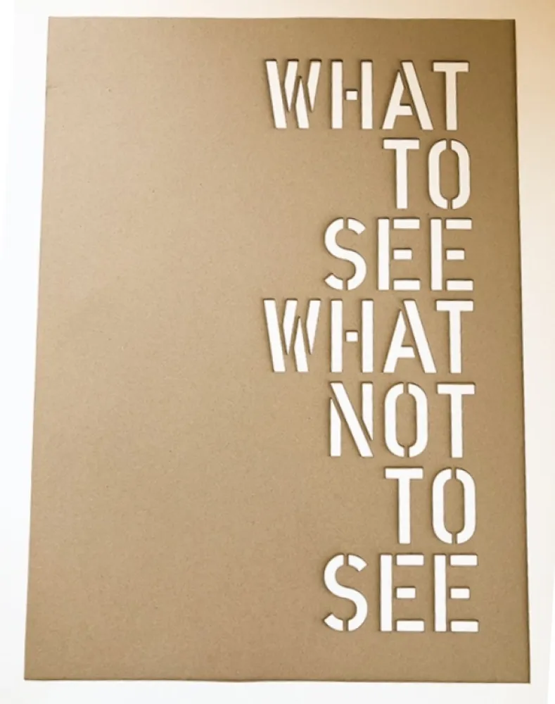 凹版印刷 Nannucci - What to see what not to see