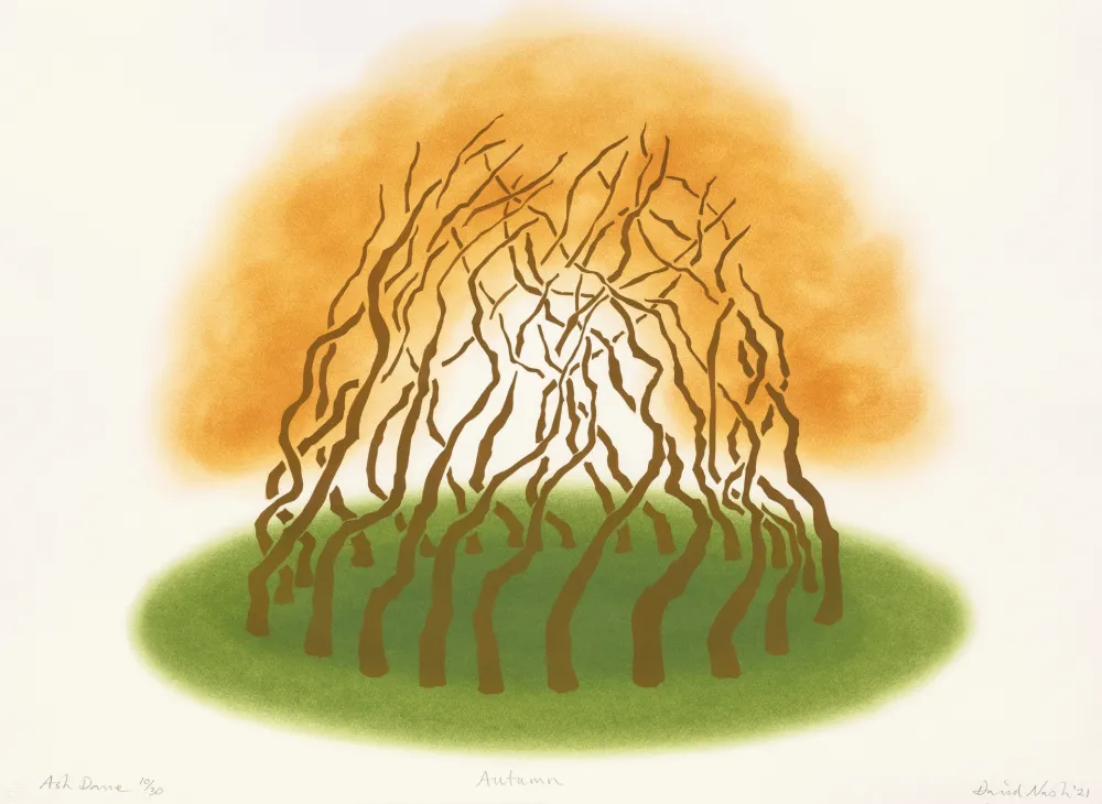 镂版印刷 Nash - Ash Dome, Autumn