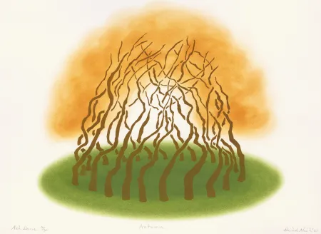 镂版印刷 Nash - Ash Dome, Autumn