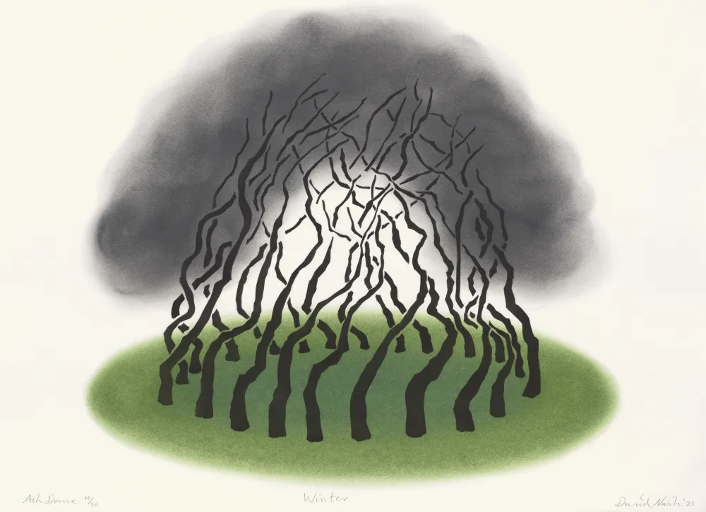 镂版印刷 Nash - Ash Dome, Winter