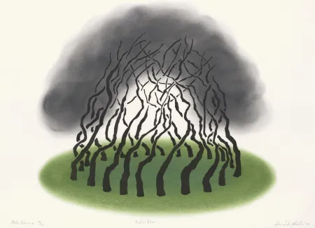 镂版印刷 Nash - Ash Dome, Winter