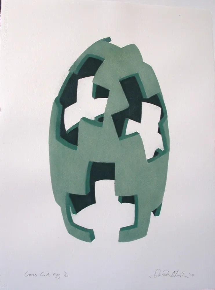 镂版印刷 Nash - Cross cut egg