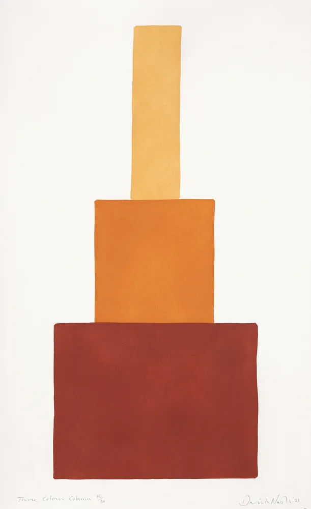 镂版印刷 Nash - Three Colour Column