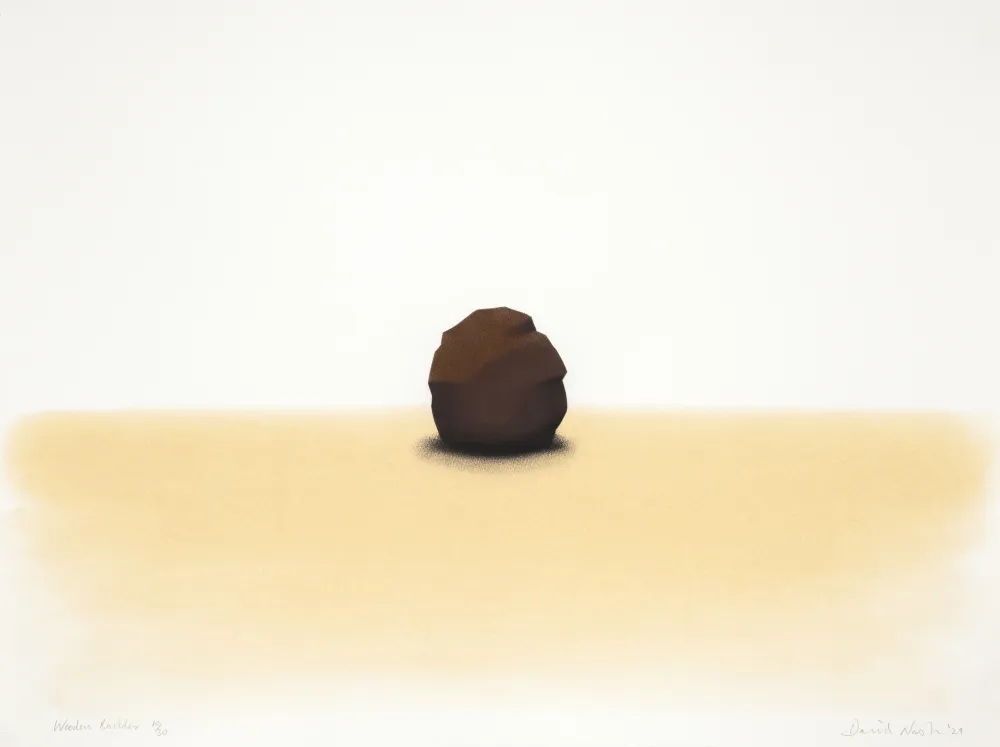 镂版印刷 Nash - Wooden Boulder