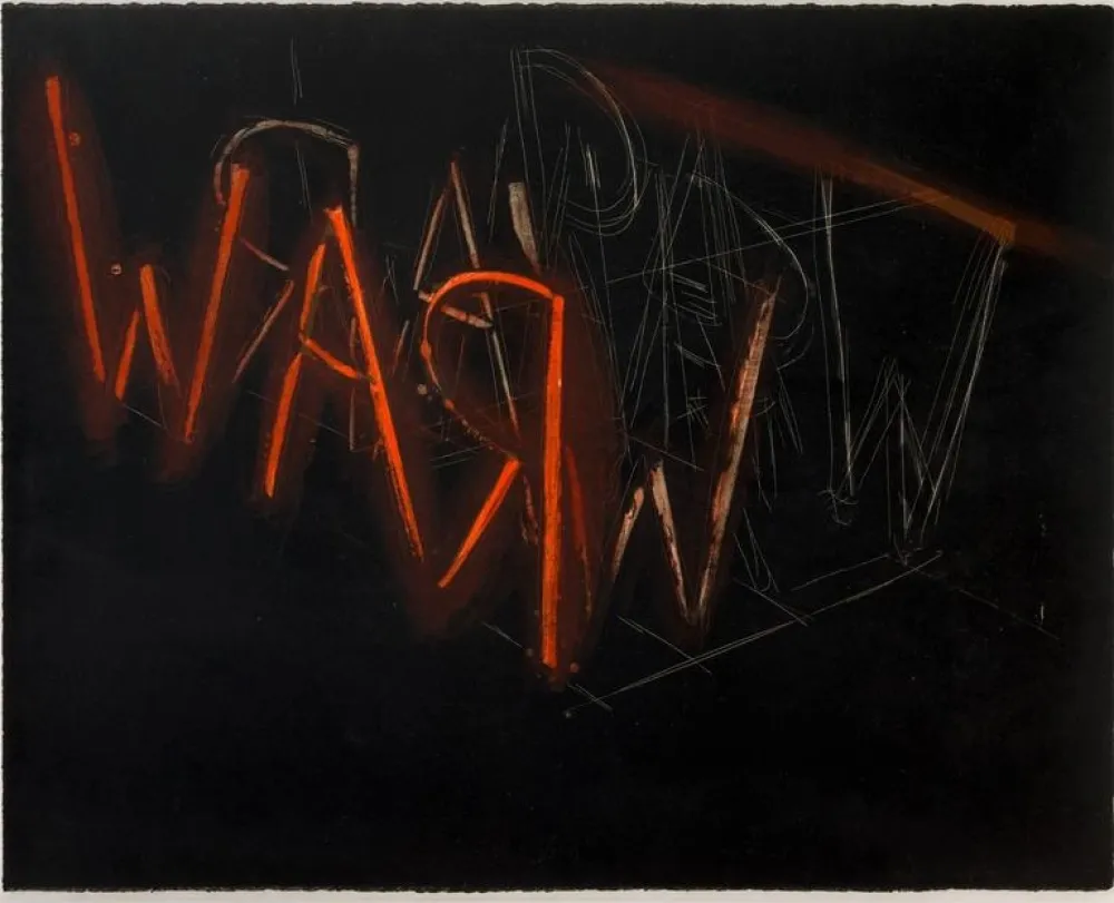 石版画 Nauman - Raw War